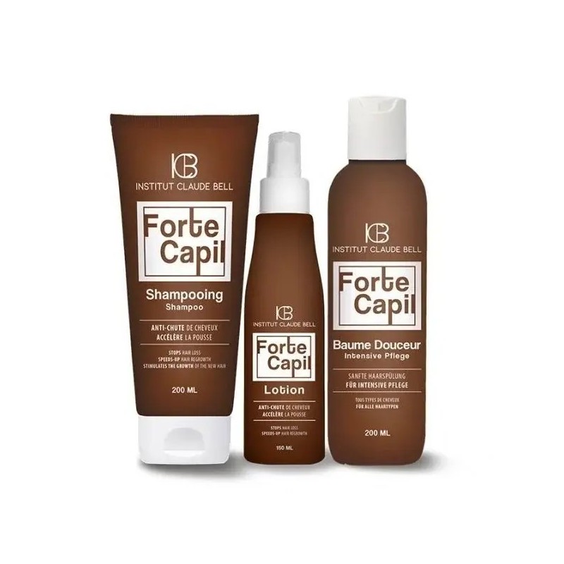 FORTE CAPIL - Behandlung von Haarausfall - Shampoo, Spülung und Lotion