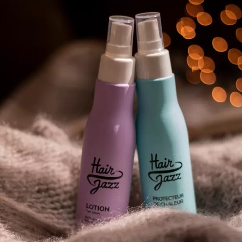 Hair Jazz Haarwachstum-Set: Shampoo, Spülung, Maske, Lotion, Serum, Vitamine, Leave-In-Haarcreme, Hitzeschutz und Ampullen