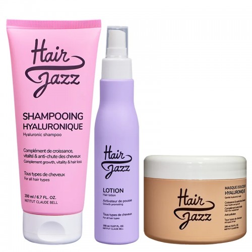 Hair Jazz Haarwachstum-Set: Shampoo, Maske und Lotion