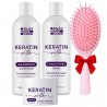 Keratin Silk Hair Smoothing Set für geschädigtes Haar + Geschenk