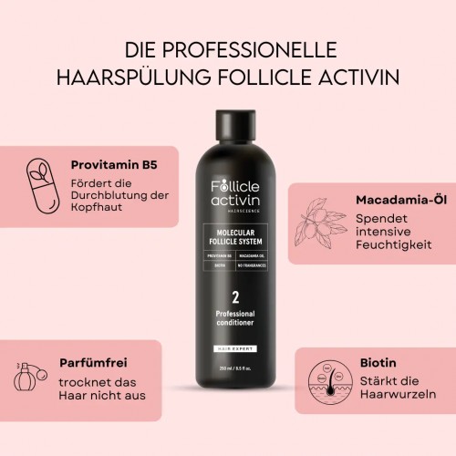 Die professionelle Haarspülung Follicle activin