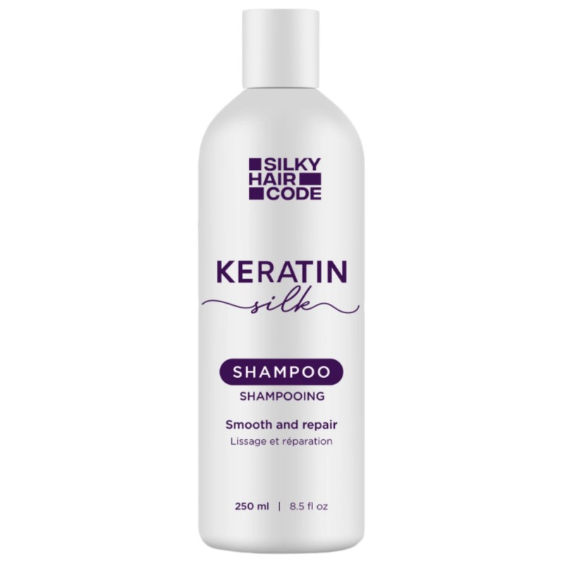 KERATIN SILK intensiv wiederherstellendes Shampoo – für glattes, seidiges und gesund aussehendes Haar