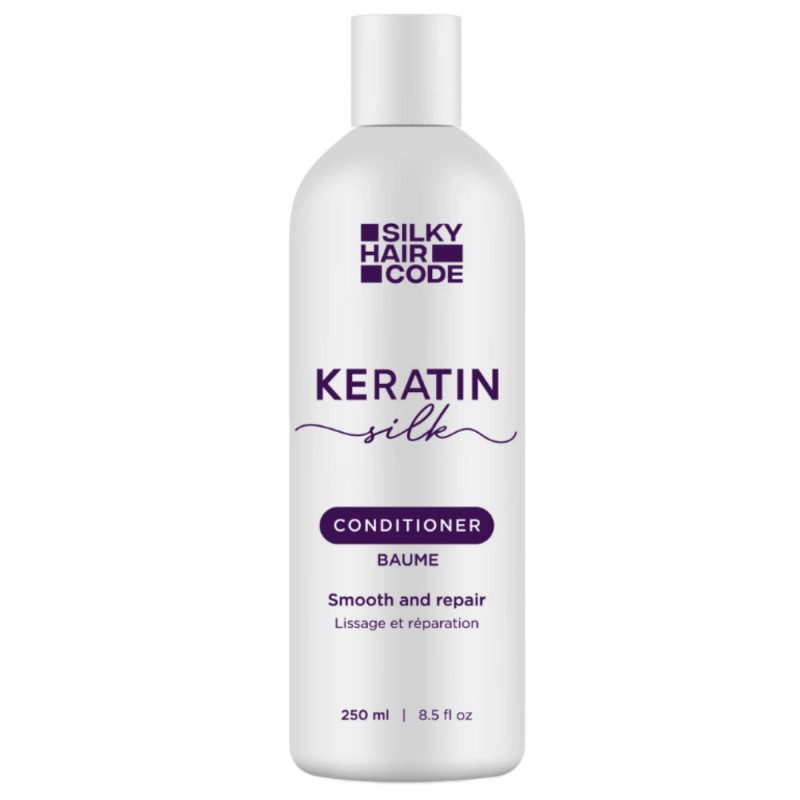 KERATIN SILK intensiv wiederherstellende Spülung – für glattes, seidiges und gesund aussehendes Haar