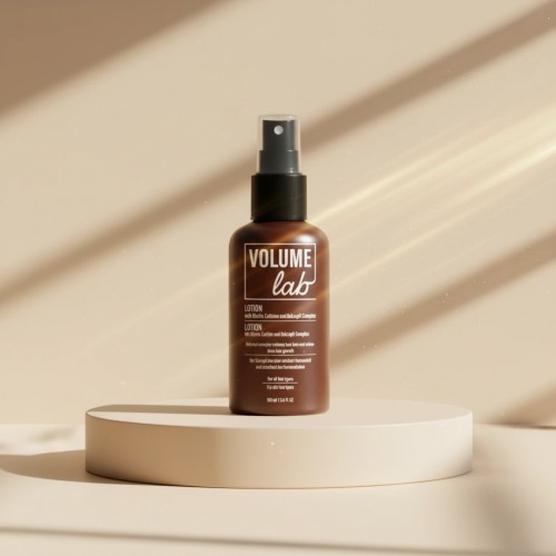 Volume Lab Lotion – Ein einzigartiges, folikelaktivierendes Lotion mit 5x höherer Konzentration an aktiven Inhaltsstoffen