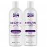 Keratin Silk Hair Smoothing Set für geschädigtes Haar + Geschenk
